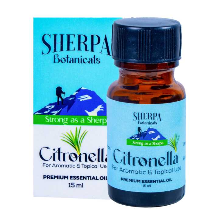 Sherpa Botanicals Citronella Premium Essential Oil 15 Ml