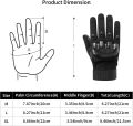Hykes Full Finger Riding Bike Gloves with Touch proof, protective off-road Motorbike Motorcycle Racing Driving Hard Case Anti-Slip Gloves Only For Big Hands. 