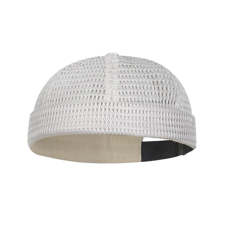 Trendygirl Adjustable Mesh Hat 1 or 2 Pcs Men’s Breathable Mesh Cap Adjustable Brimless Hat Lightweight Foldable Hip-hop Style Outdoor Summer