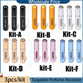5ml ortable erfume izer efillable ay ottle Liquid Container ress ead ay ottle ottom Charge Sample ottle. 