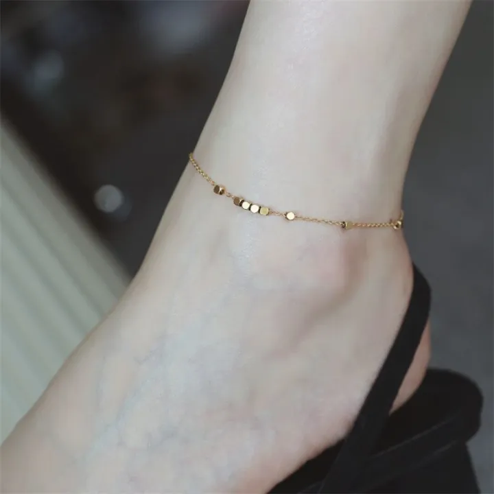 %E3%80%90Cheap%E3%80%91ZOXI%20crushed%20gold%20small%20square%20sugar%20anklet%20women's%20non-fading%20foot%20chain%20women's%20light%20luxury%20ins%20niche%20design%20eight%20directions%20to%20make%20money%20-%20Image%204