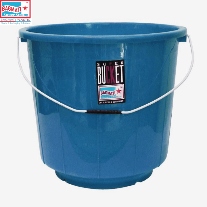 Bagmati Blue Plastic Bucket - 10 Ltrs.