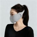 Outdoor Autumn Winter Warm Face Mask Thickened 3D Two-in-One Earmuff Windproof Breathable Cycling Mask Ear Protection. 