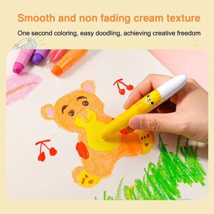 Cute%20Quick%20Dry%2012%20Color%20Drawing%20Pens%20Washable%20Water-Soluble%20Twistable%20Coloring%20Sticks%20Non-dirty%20Hand%20Painting%20Doodle%20Markers%20-%20Image%203