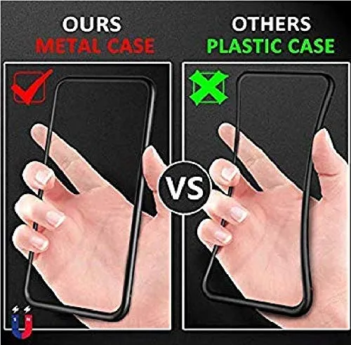 iPhone%2011%20(6.1)%20Magnetic%20Case%20360%C2%BA%20Magnetic%20Metal%20Bumper%20Transparent%20Tempered%20Glass%20only%20Back%20side%20-%20Image%203