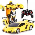 Remote Control Deformation Lamborghini Robot Car. 