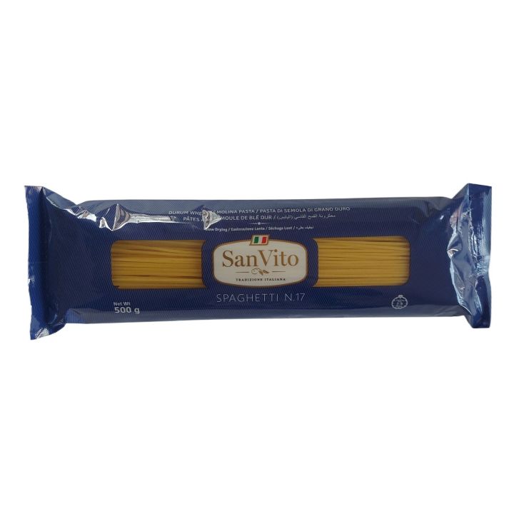 San Vito Spaghetti (N.17) 500 g | Durum Wheat Pasta | Slow Drying Method