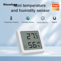 Wenefang Tuya Smart Bluetooth Temperature Humidity Sensor LCD Display Thermometer High Quality Hygrometer APP Remote Google Home Alexa Voice Control. 