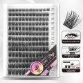 HOT Self-Adhesive False Eyelashes 156pcs Adhesive-Free False Eyelashes Getting Started Easy One Minute Out Mixed Sizes. 