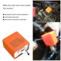 1-5Pcs LED Flasher Relay 12V Adjustable Frequency of Turn Signal Light 2 Pins Flashing Blinker Relays For Motorcycle Accessories. 