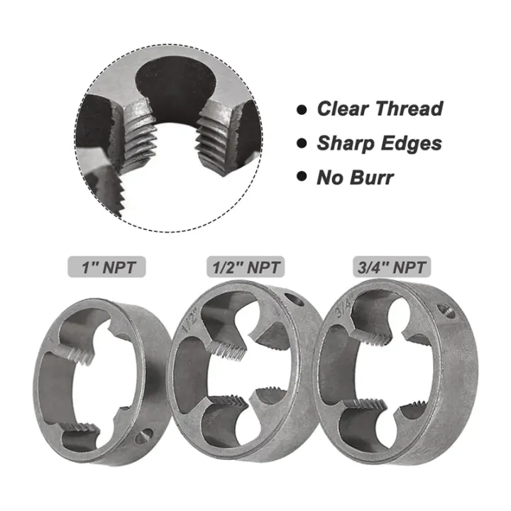 6Pcs%20PVC%20Thread%20Maker%20Tool%20Pipe%20Threader%20Plumbing%20Tool%20Kit%20Pipe%20Round%20Die%20Set%20with%203%20Dies%201/2%20In,3/4in%20and%201in%20NPT%20Die%20Set%20-%20Image%207