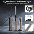 Luxury Portable Fold LED Flashlight Strong Magnet COB Working Light Type C Rechargeable Emergency Floodlight Outdoor Camping Lantern. 
