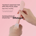 Difutagui Double Head Silicone Brush Face Mask Glue Stirring Stick Easy Hot Selling To Clean Glue Classical Fashion Facial Mask Brush Makeup Tool. 