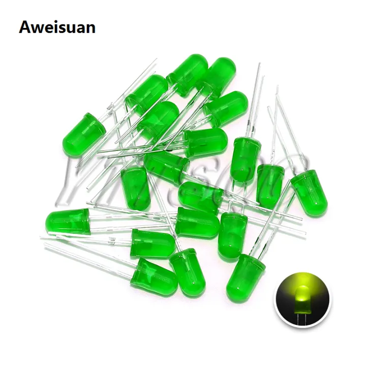 Aweisuan 5mm Diffused LED Diode Kit Lamp Light Emitting Diode Bulb ...
