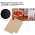 500 Pack Tea Filter Bags,Disposable Paper Tea Bag with Drawstring for Loose Leaf Tea,Coffee(Natural Color). 