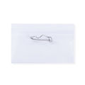 Zishfas Easy to Use Name Tag Holder 50pcs Special Shaped Pin Badge Holders Clear Plastic Name Tag Id Card Holder for Easy Use Reliable for Name. 