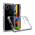 Case for Google Pixel 4A 4G (Small Size) - Clear Camera Protection Soft Bumper Transparent Shockproof Slim Back Cover. 
