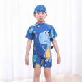 Swimsuit For Kids-Half jumpsuit Design Swimming Costume(3-8yrs). 