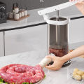 Homemade Sausage Maker With Stuffing Pipe Manual Fast Meat Stuffer Filling Machine Large Capacity Heavy Duty Kitchen Tools YUMAN. 