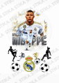 Kylian Mbappé Stickers Pack of 25 / 50 PCS  – Waterproof for Laptop, Guitar, Bike & Bottles. 
