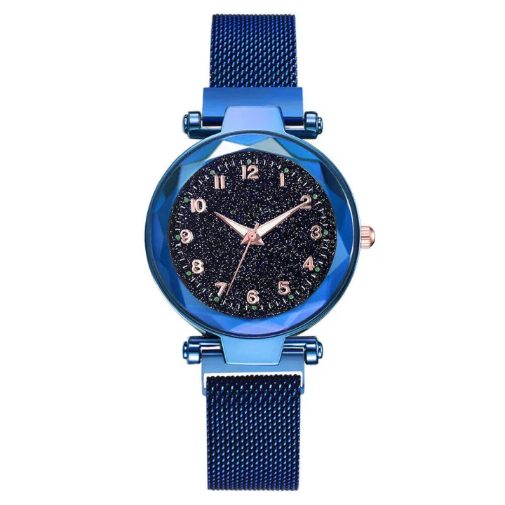 Korean%20Style%20Watch,%20Fashion%20Watch,%20Magnet%20Watch%20For%20Women,%20Round%20Dial%20-%20Image%208