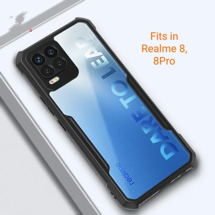 Realme%208%204G%20/Realme%208%20Pro%20Cover%20(Same%20Size-%20in%20Display%20Fingerprint%20Model)%20Clear%20Transparent%20Bumper%20Cover%20Case%20Non%20Yellowing%20-%20Image%204
