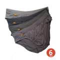 Cellulose And Elastane Mix Pack Of 6 Body Love Comfortable Briefs For Men | 6 Piece Brief Set For Men. 