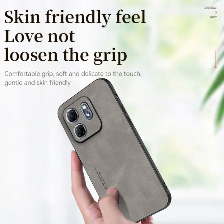 Lenuo%20For%20Infinix%20Hot%2050i%20Sheepskin%20Leather%20Shockproof%20Case%20Luxury%20Matte%20Back%20Cover%20-%20Image%205