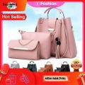 Sutuiying ⭐READY STOCK⭐ ❃iFashion Women 3 In 1 Fashion Sammi Shoulder Handbag Bargain price Set Ladies Sling Tote Bag Wanita Bags Silang Tangan Sandang 1015♒. 