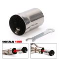 Universal Motorcycle Exhaust Stainless Steel 48mm Silencer Exhaust Pipe Modification Accessories Silencer Valve. 