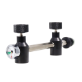 Outdoor Dual Gas Cylinder Connector Inflator Head G1/2, Long-Lasting and Reliable. 