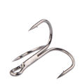 Fishing Tackle Lake River Sharpened High Carbon Steel Treble Fishing Hook Fishhooks Barbed Fishhook 2/4/6/8/10. 
