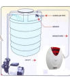 Overflow Alarm/Plastic Water Over Flow Tank Alarm (Dull White. 