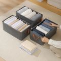 3 Pcs Open Foldable Steel Frame Storage Box For Clothes Wardrobe Organizer Living Box Storage Box. 