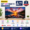 Himstar 32 Inch Full HD Smart LED TV HT 32HT2SDJ KY Wi Fi Bluetooth Android 14 Frameless Boom Sound A Plus Panel Warranty. 
