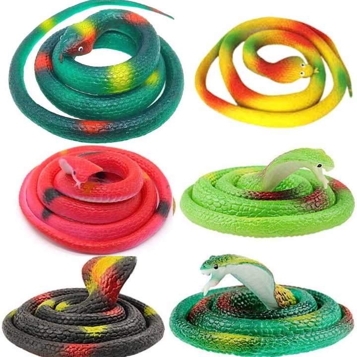 Snake Soft Rubber Fake Snake Scary Toy Novelty Funny Toys