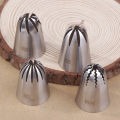 901 902 903 904 Stainless Steel Large Size Close Star Piping Nozzle Cream Icing Tips Cake Fondant Kitchen Baking Tool MENGYU. 