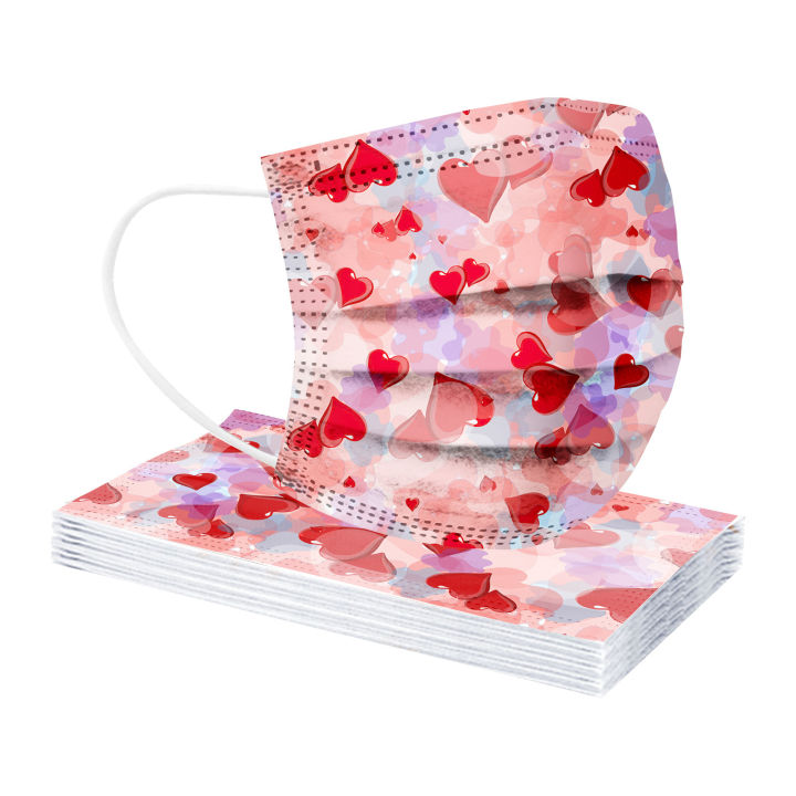 10pcs%20Valentine's%20Day%20Disposable%20Face%20Mask%20For%20Adult%20Couples%20Valentines%20Masks%20With%20Design%20Cute%20Masks%20Pm2.5%20Protection%20Masken%20-%20Image%207
