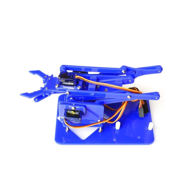 4 DOF Unassembly Acrylic Mechanical Arm Robot Manipulator Claw for ...