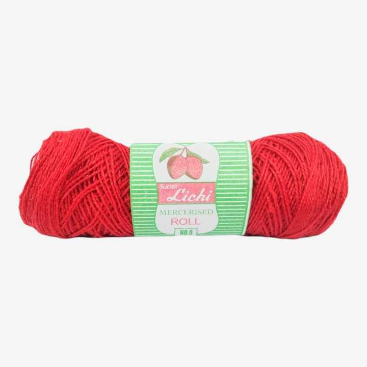 Lichi Mercerized Cotton yarn for crocheting and knitting 2 pcs set