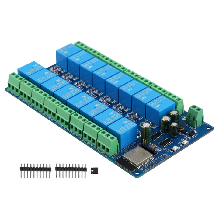 3X 16 Channel Relay Module DC5-12V Power Supply ESP32 Development Board ...