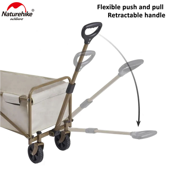 Naturehike%20TC06%20Mini%20Camping%20Folding%20Trolley%20Outdoor%20Portable%20Sundries%20Storage%20Pull%20Rod%20Car%20Bearing%20Capacity%2080%20Kg%20Shopping%20Cart%20-%20Image%204