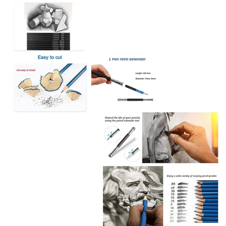 Professional%20Color%20Pencil%20Set%20for%20Drawing%20and%20Sketch%20with%2072Pcs%20Graphite%20Color%20Pencil%20Charcoal%20Rod%20Tool%20Zipper%20Canvas%2029.5%20X%2021%20X%204cm%20-%20Image%208