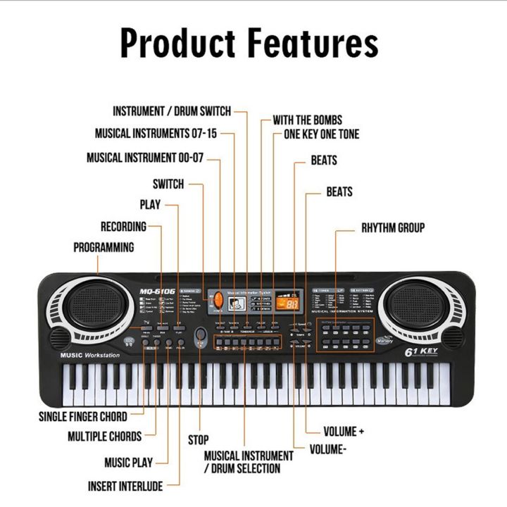 61%20Keys%20Digital%20Music%20Electronic%20Keyboard%20KeyBoard%20Electric%20Piano%20Kids%20Musical%20Instrument%20-%20Image%202