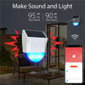 2X Tuya Smart WiFi Siren Alarm Outdoor Sound and Light Alarm Waterproof Solar Sound Light Alarms. 