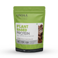 OSOAA Plant Based Protein Powder Coffee | Pea + Brown Rice Protein | 26g Protein, 4.78g BCAA, 4.86g Fiber per Serve | No Chalky Aftertaste, No Added Sugar | 1kg (27 Servings). 