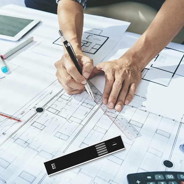 NCANRUI%203Pcs%20Black%20Lead%20Pencils%20HB%20Mechanical%20Pencils%20Mechanical%20Pencil%20Set%20with%2036Pcs%20HB%20Leads%20Refill%20for%20Writing%20Draft%20Drawing%20-%20Image%202
