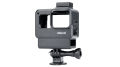 ULANZI V2 Original Vlog Gopro Adapter Case for GoPro Hero 7 6 5 Plastic Housing Case with Extend Microphone Port Cold Shoe Mount. 