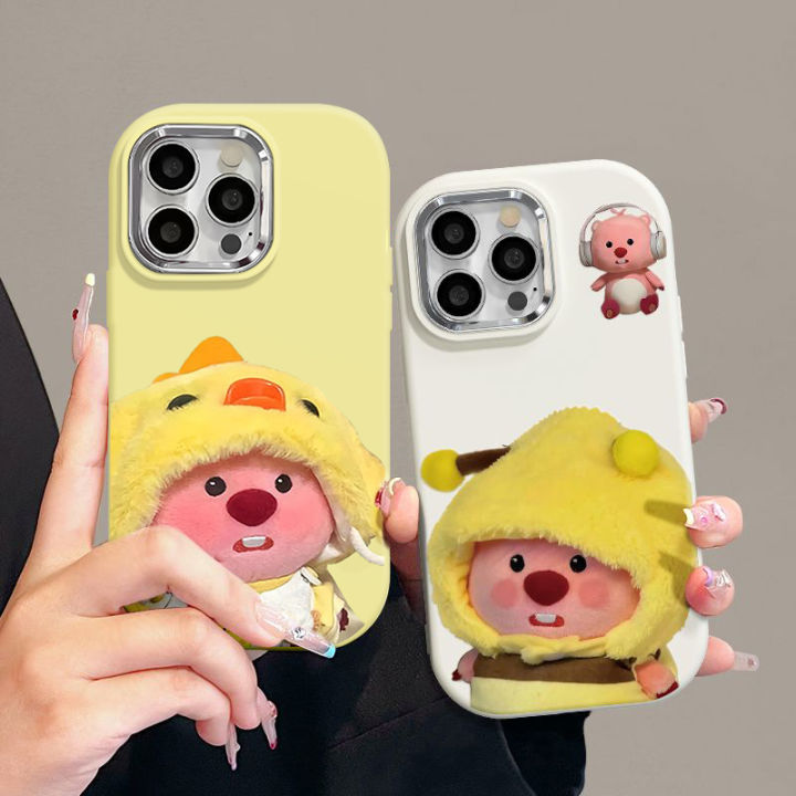 Loopy Duck Phone Case Compatible for IPhone 11 15 14 12 13 Pro Max