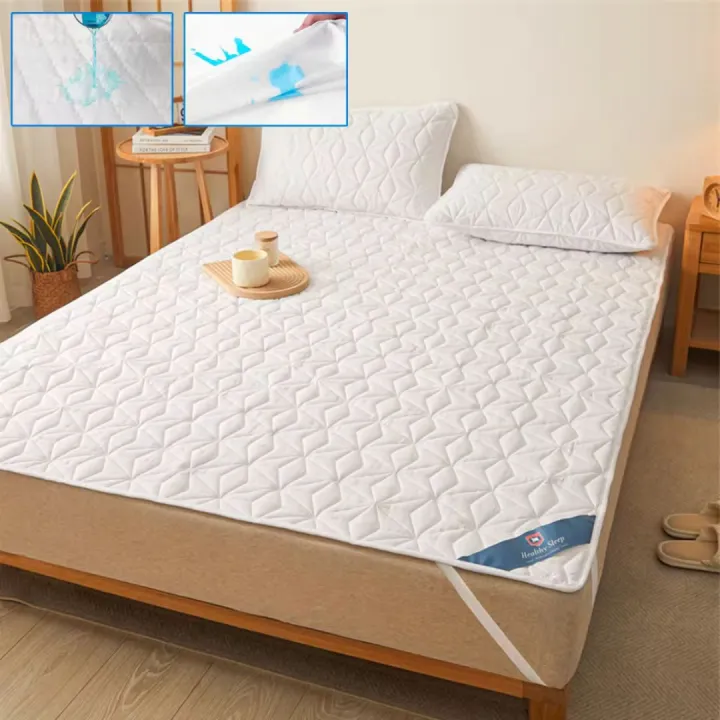 100%25%20Pure%20Cotton%20King%20Size%20Waterproof%20Mattress%20Protector%20(6x6.5ft)%20-%20Image%205